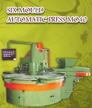 SIX MOULD AUTOMATIC PRESS MO40